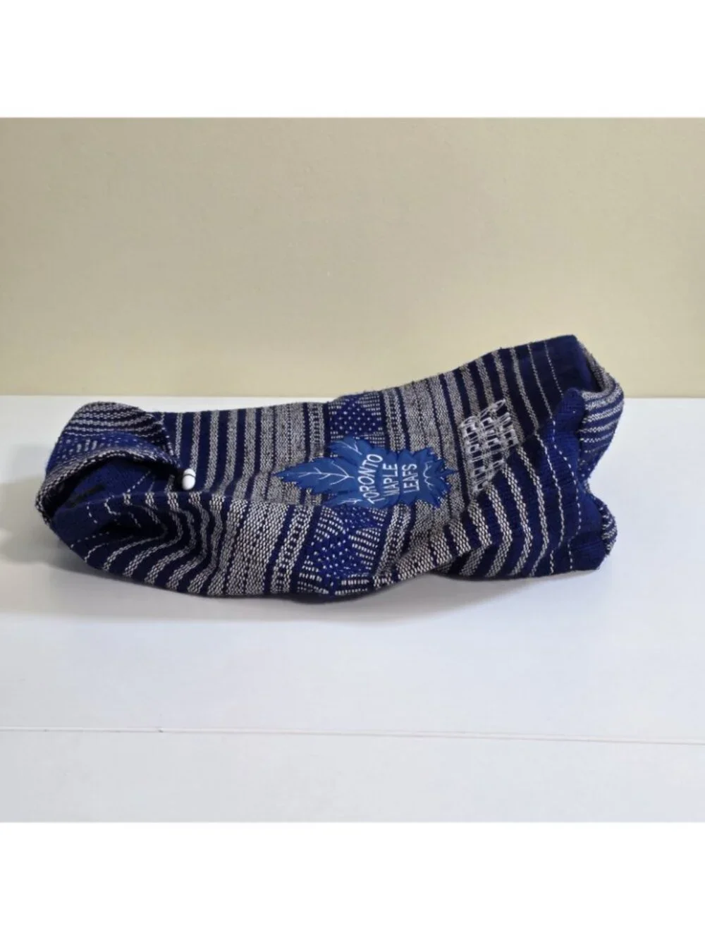Vintage Toronto Maple Leafs Woven Baja Backpack Rucksack Drawstring Toggle Close